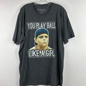 Unisex Sandlot You Play Ball Like A Girl Short Sleeve Graphic T-Shirt